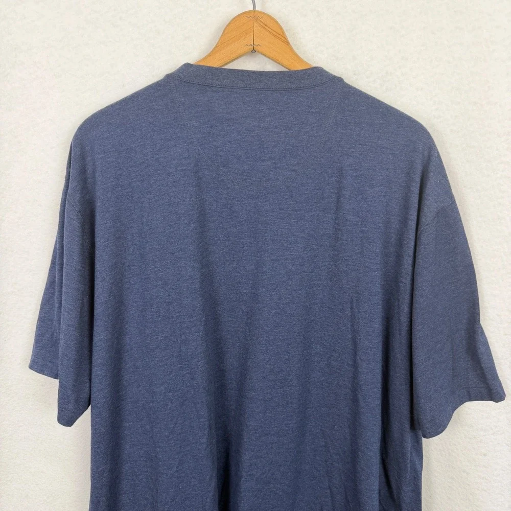 Polo Ralph Lauren Henley Shirt Mens 3XL Performance Short Sleeve Navy Blue